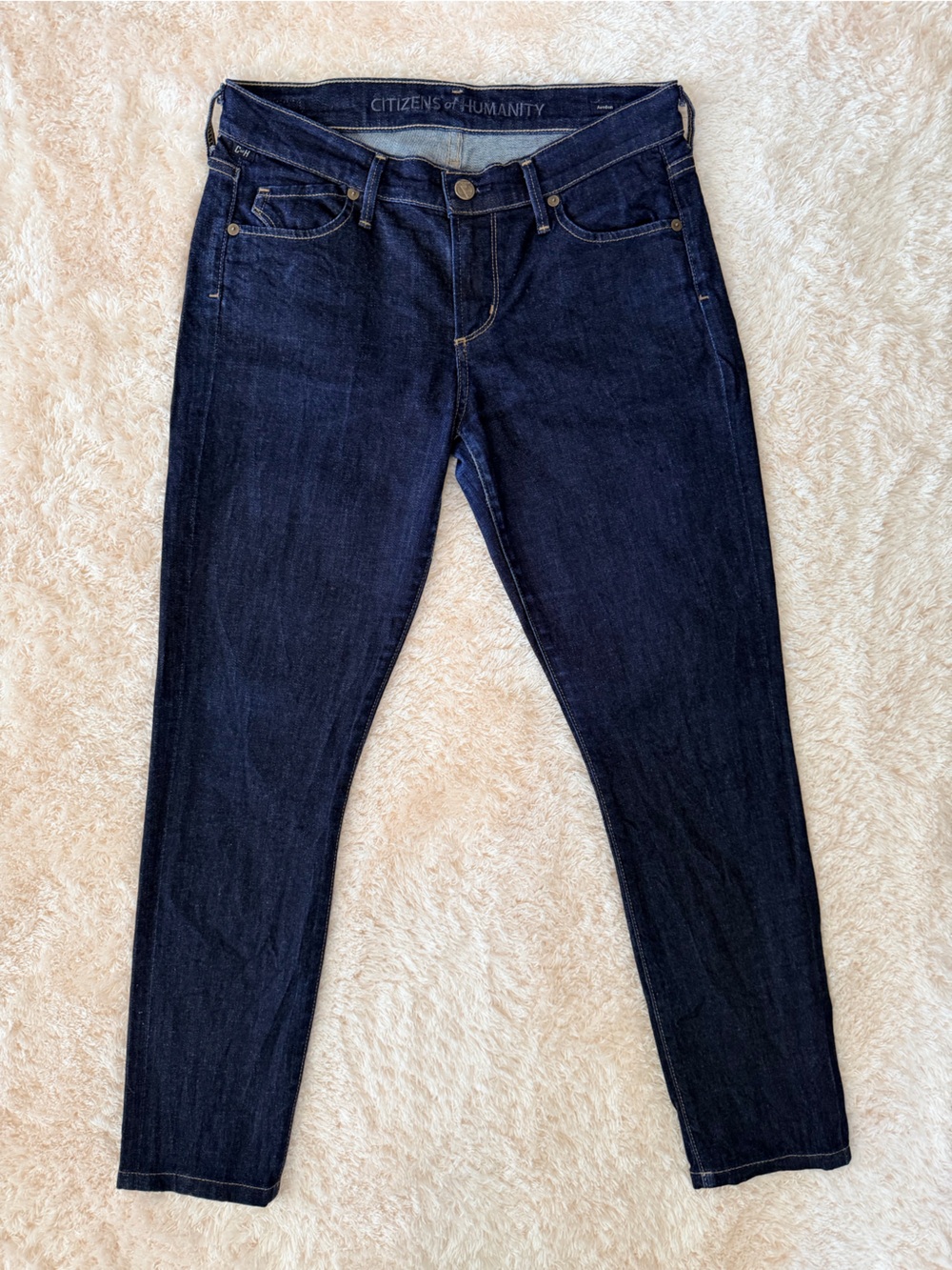 Citizens of Humanity Dark Blue Slim Fit Jeans 27 short